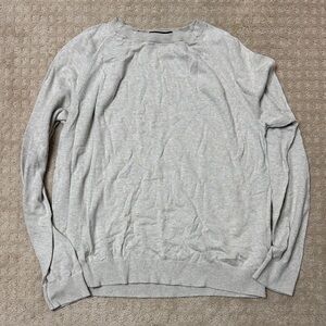 Banana Republic Light Gray Crewneck Sweater